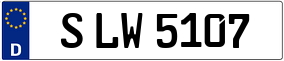 Truck License Plate